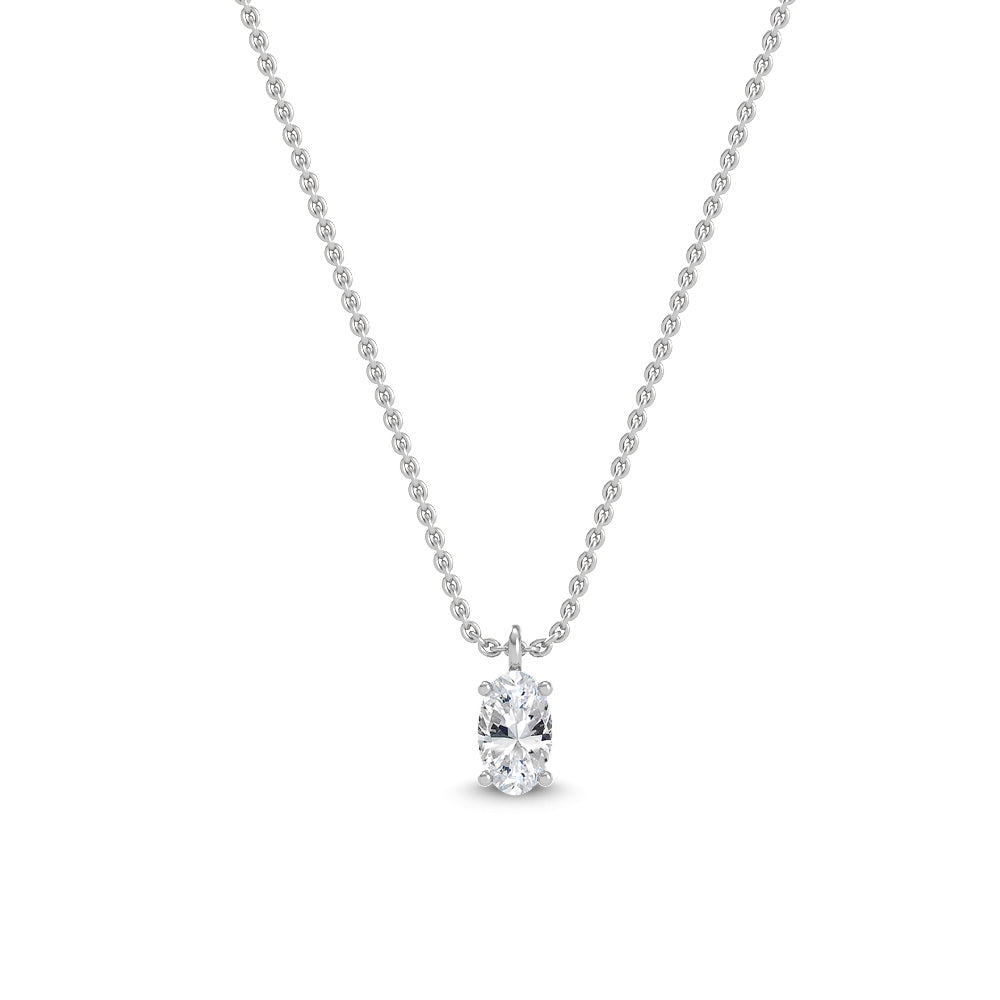 Lab Grown Diamond Solitaire Pendant0.25 ctw P31605OV-0.25CT