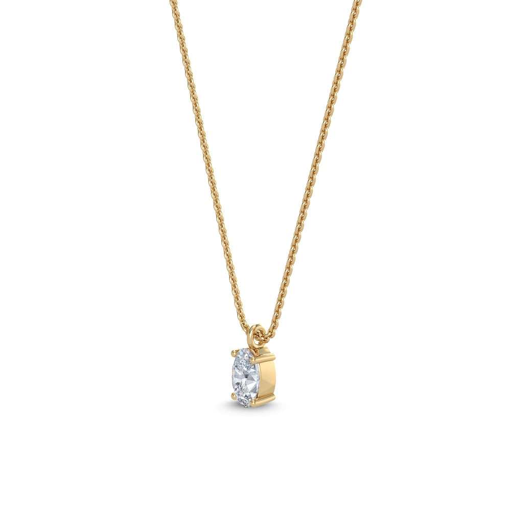 Lab Grown Diamond Solitaire Pendant0.25 ctw P31605OV-0.25CT