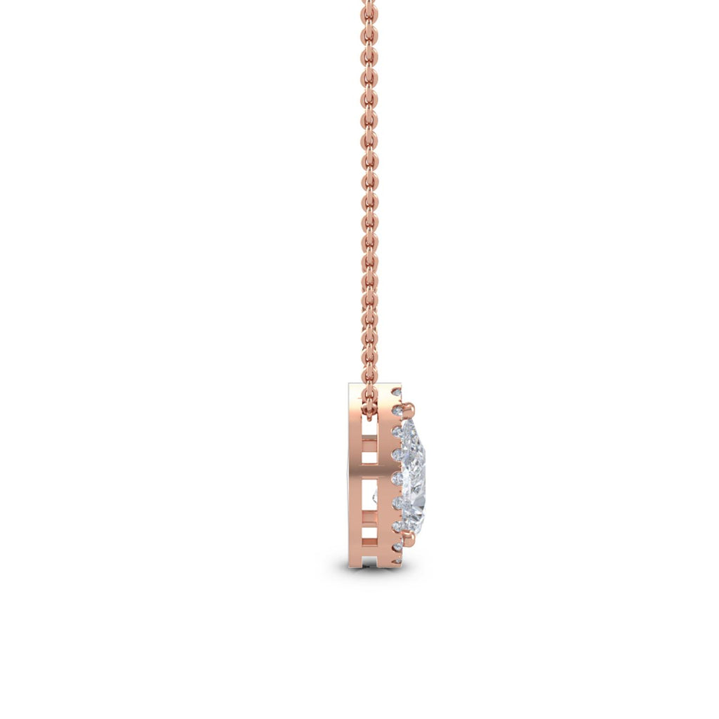 Lab Grown Diamond PENDANT 0.84 ctw P31607PE-0.88CT