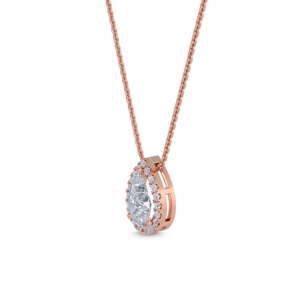 Lab Grown Diamond PENDANT 0.84 ctw P31607PE-0.88CT