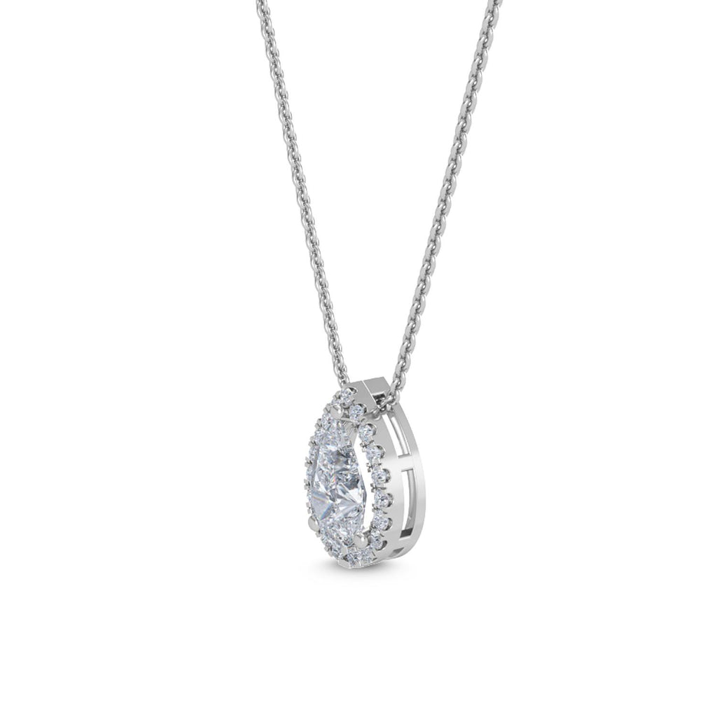 Lab Grown Diamond PENDANT 0.84 ctw P31607PE-0.88CT