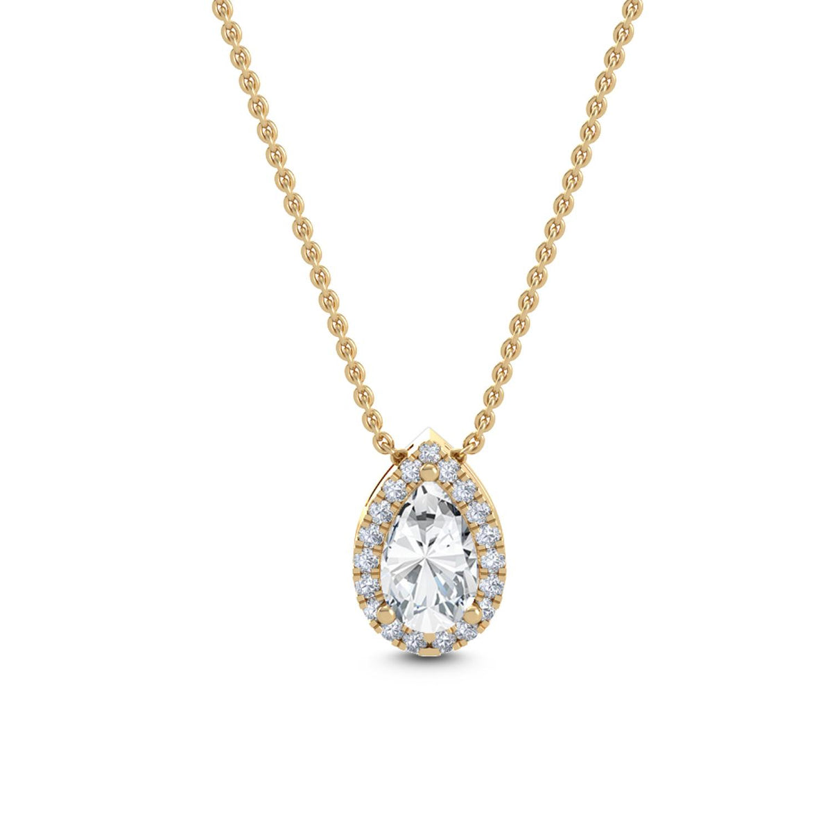 Lab Grown Diamond PENDANT 0.84 ctw P31607PE-0.88CT