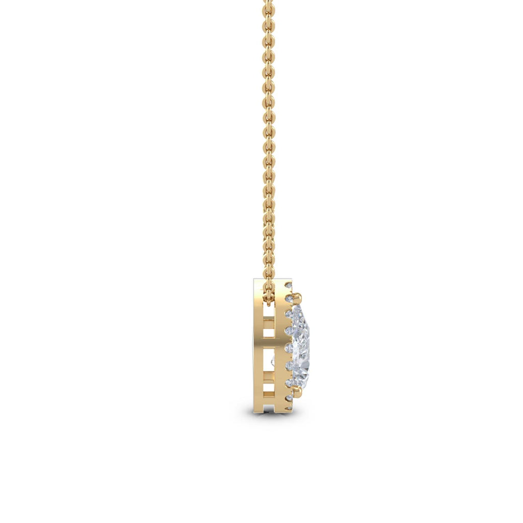 Lab Grown Diamond PENDANT 0.84 ctw P31607PE-0.88CT