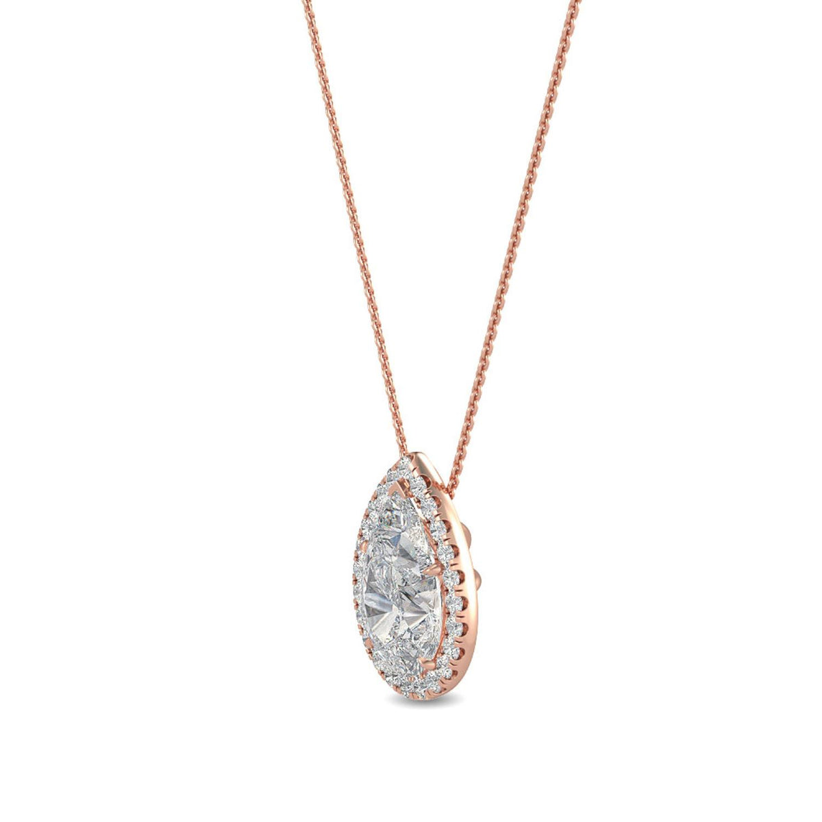 Lab Grown Diamond PENDANT 0.77 ctw P31624PE-0.75CT
