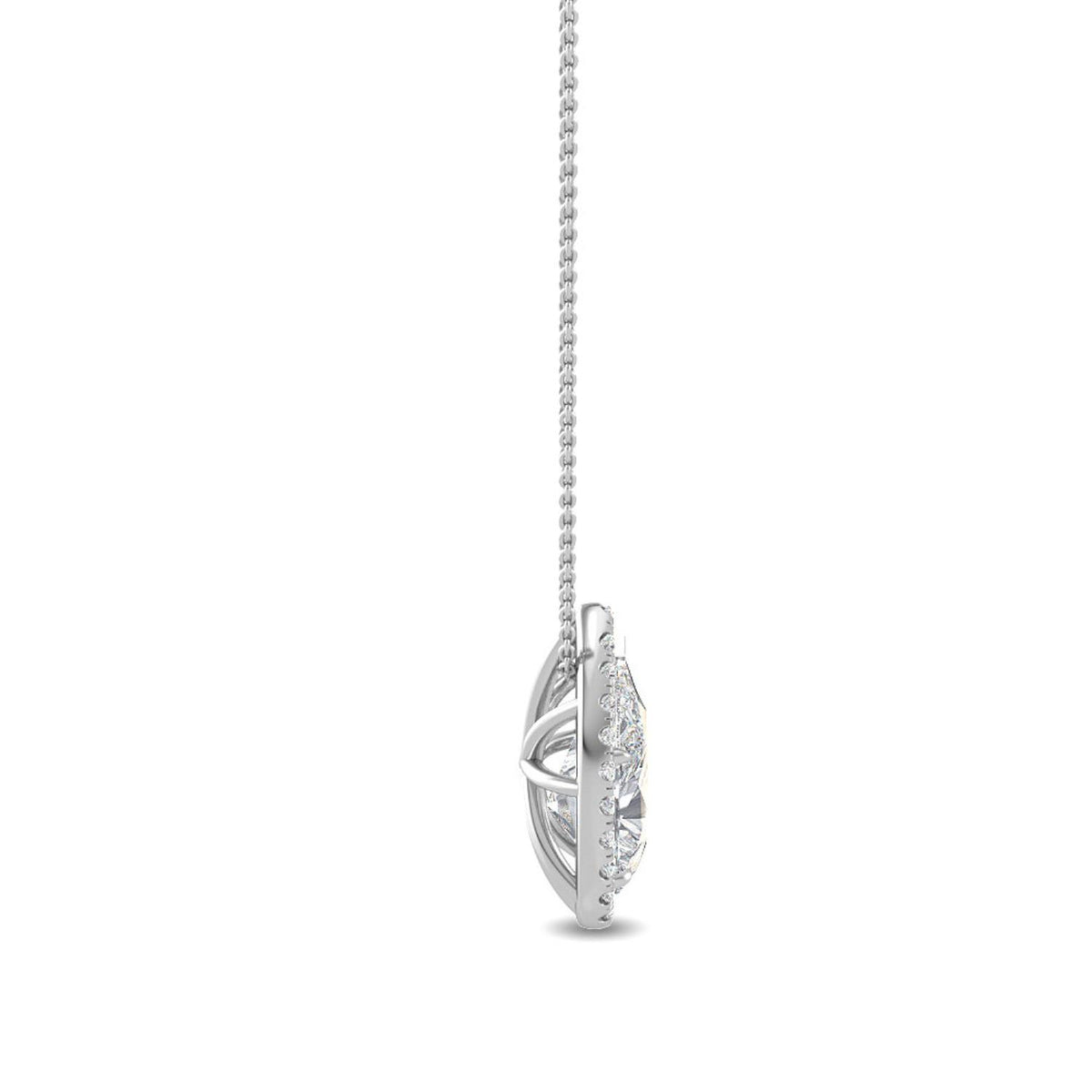 Lab Grown Diamond PENDANT 0.77 ctw P31624PE-0.75CT