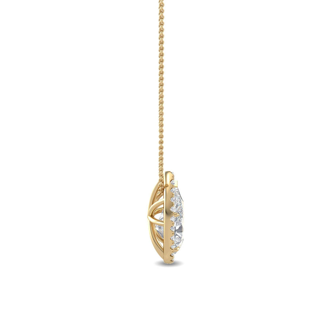 Lab Grown Diamond PENDANT 0.77 ctw P31624PE-0.75CT