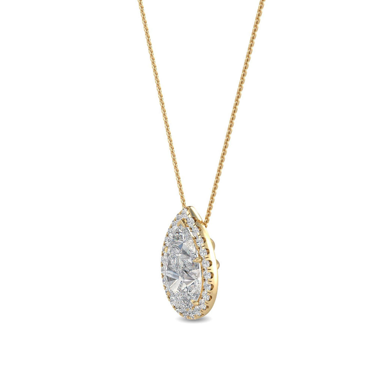 Lab Grown Diamond PENDANT 0.77 ctw P31624PE-0.75CT