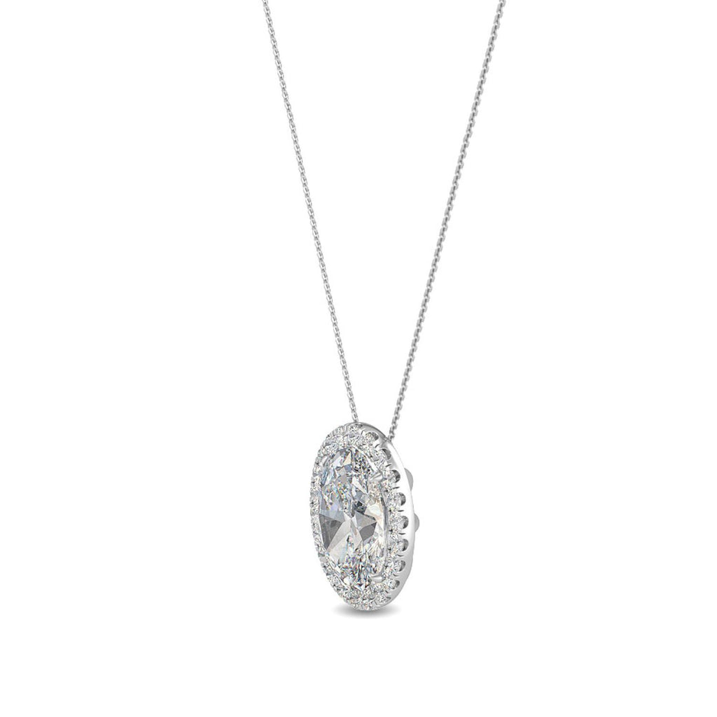 Lab Grown Diamond PENDANT 0.80 ctw P31625OV-0.75CT