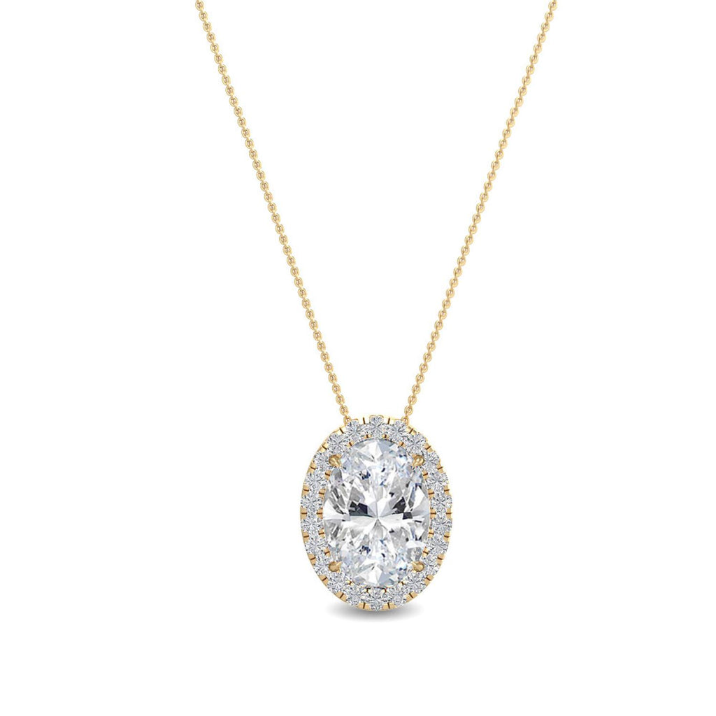 Lab Grown Diamond PENDANT 0.80 ctw P31625OV-0.75CT