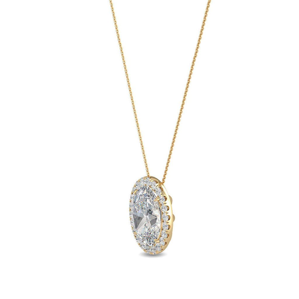Lab Grown Diamond PENDANT 0.80 ctw P31625OV-0.75CT