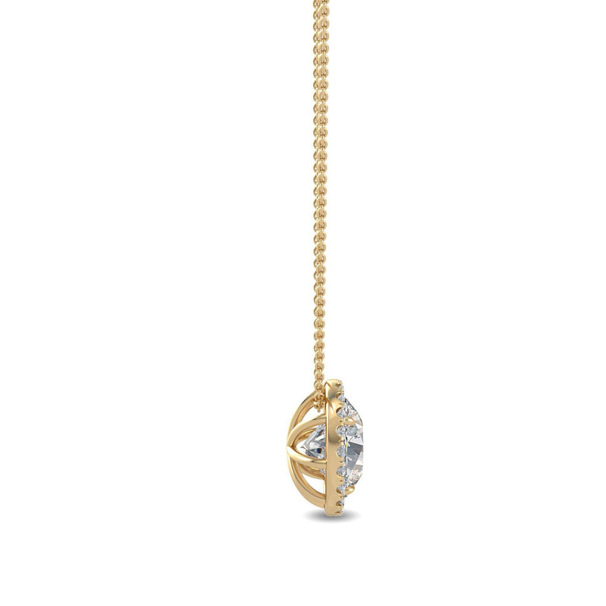 Lab Grown Diamond PENDANT 0.68 ctw P31626-0.68CT