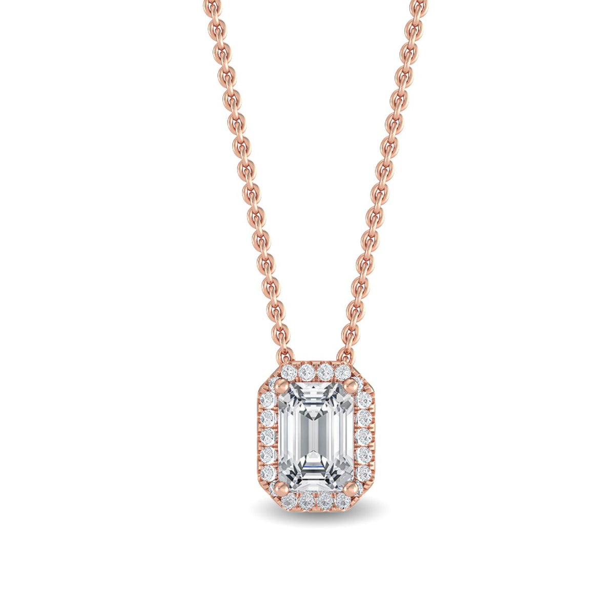 Lab Grown Diamond PENDANT 0.78 ctw P31655EM-0.78CT