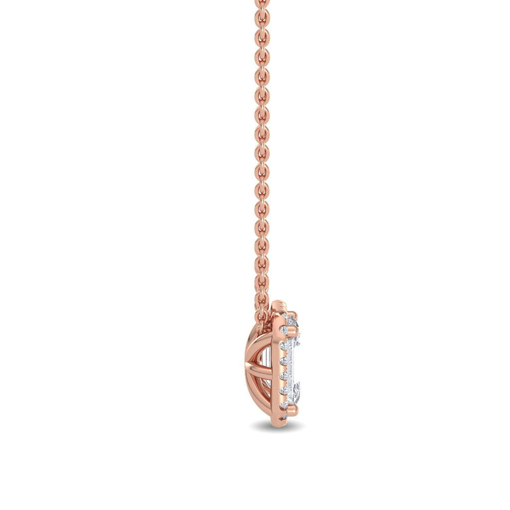 Lab Grown Diamond PENDANT 0.82 ctw P31655RDT-0.83CT