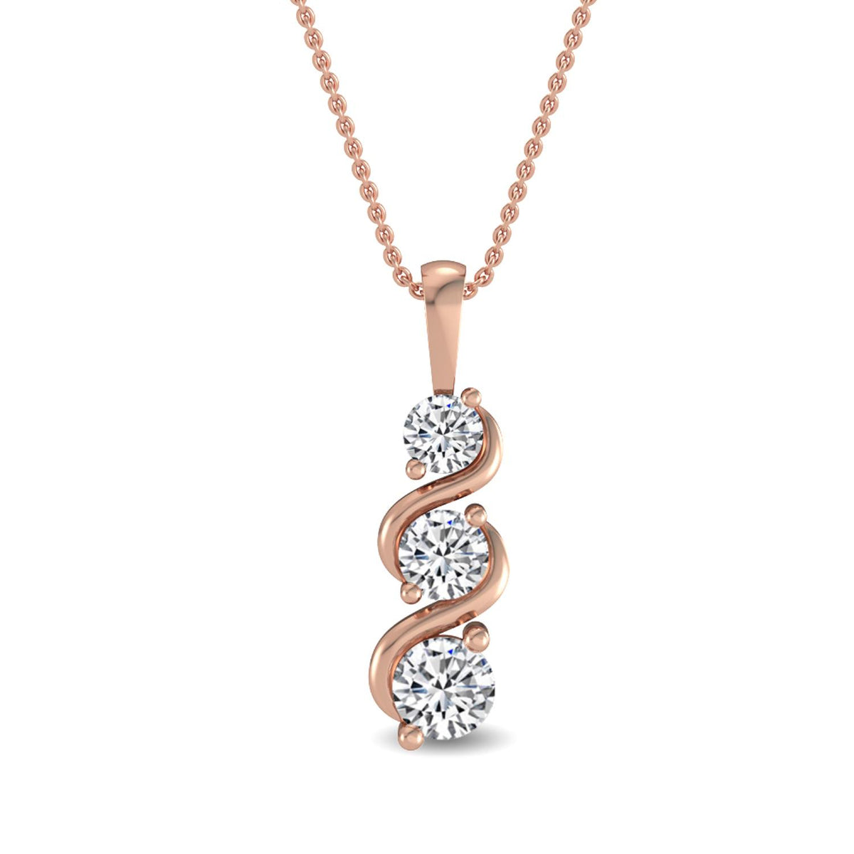 Lab Grown Diamond PENDANT 1.06 ctw P31672-1