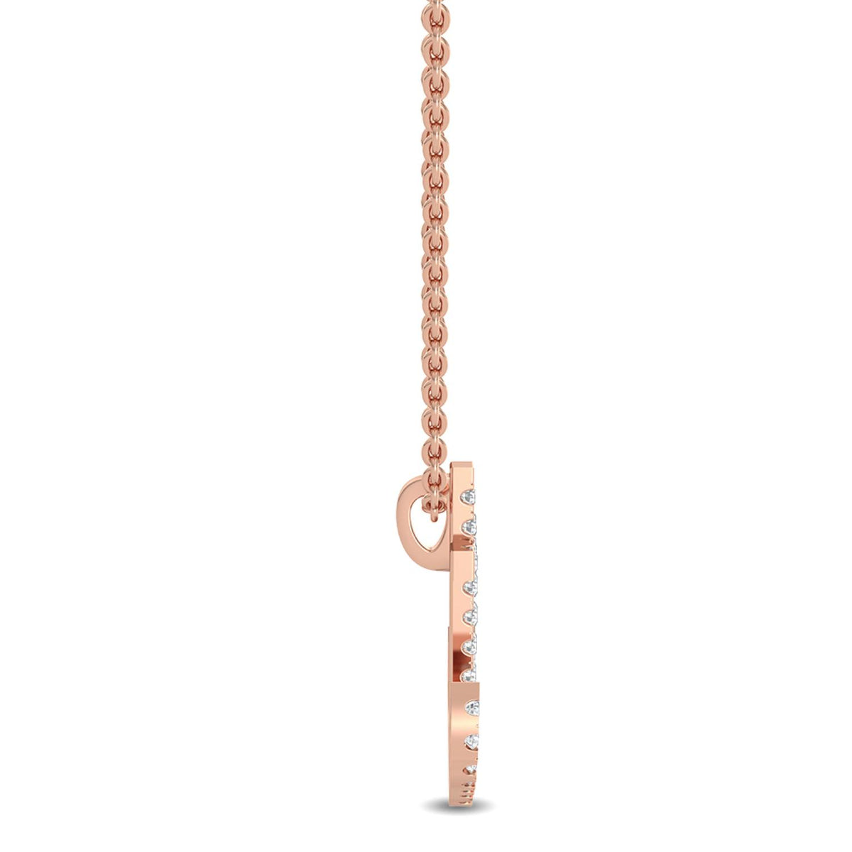 Lab Grown Diamond PENDANT 0.11 ctw P31768-0.10CT