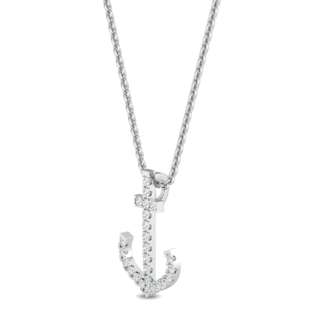 Lab Grown Diamond PENDANT 0.11 ctw P31768-0.10CT
