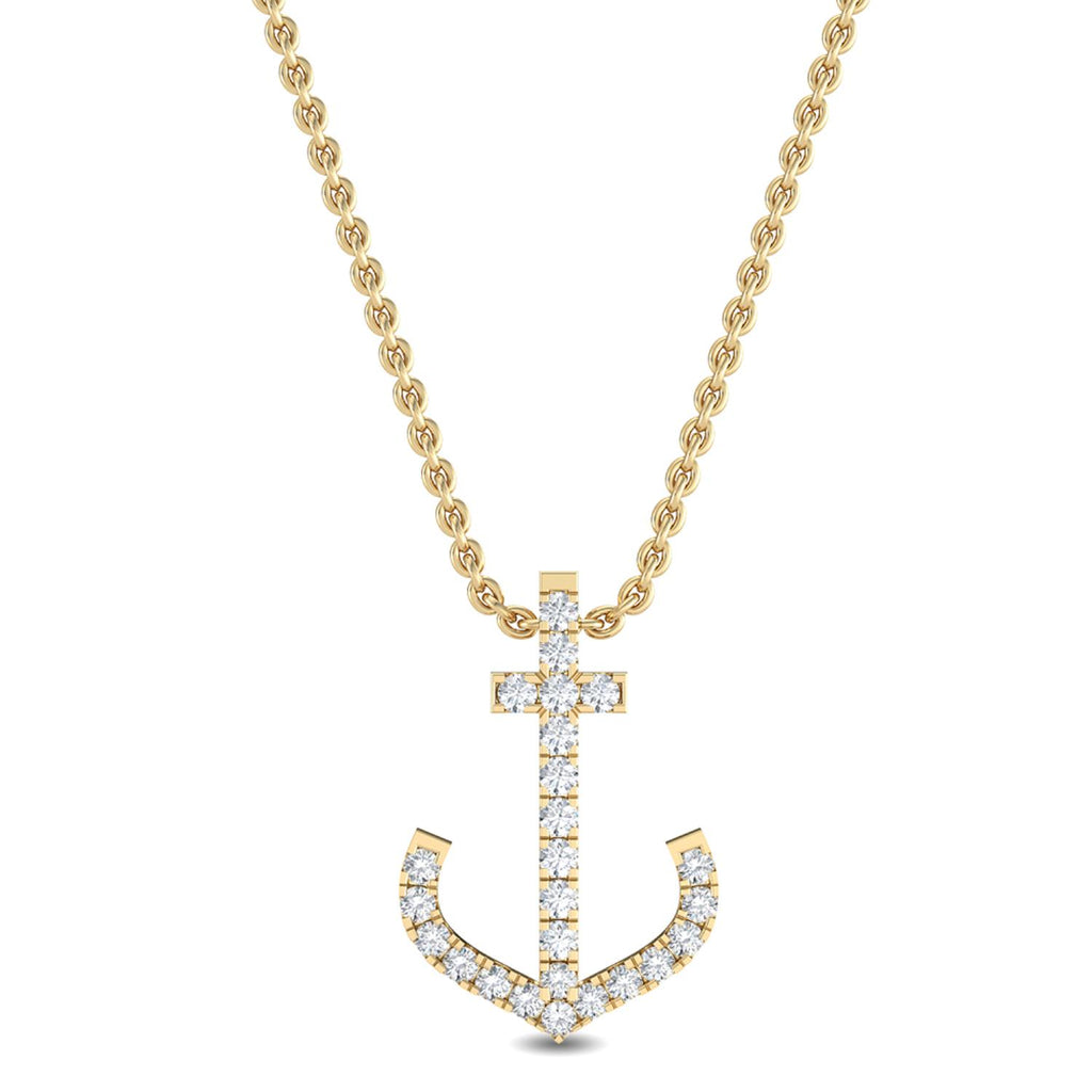 Lab Grown Diamond PENDANT 0.11 ctw P31768-0.10CT