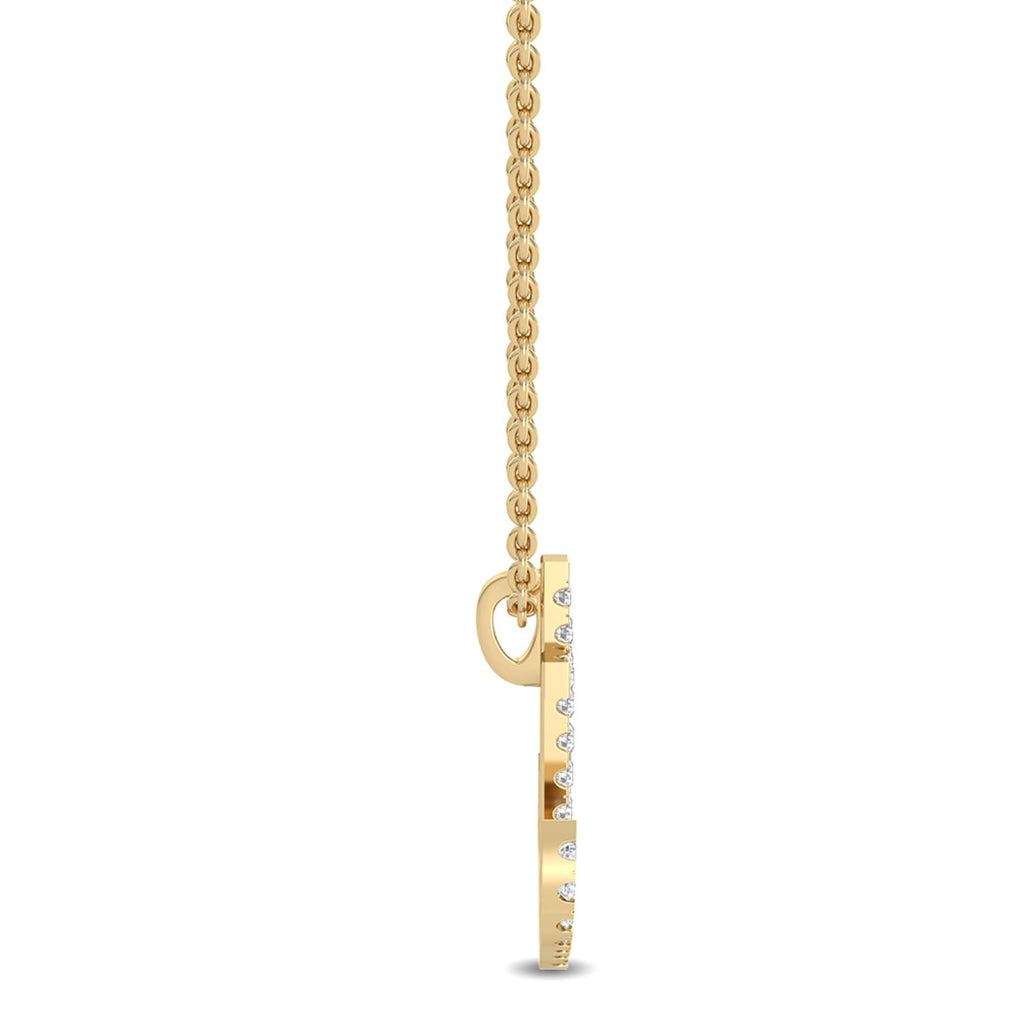 Lab Grown Diamond PENDANT 0.11 ctw P31768-0.10CT