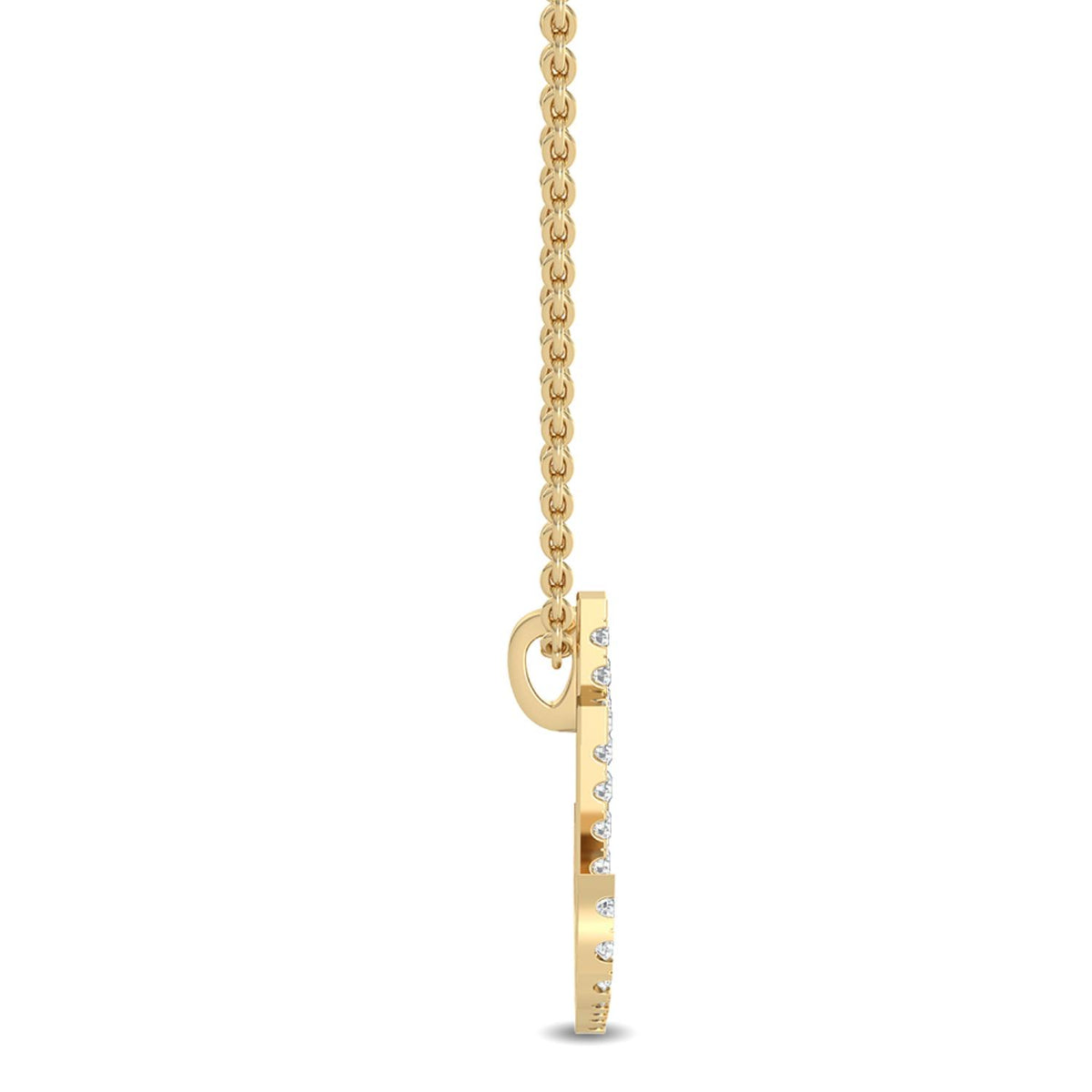 Lab Grown Diamond PENDANT 0.11 ctw P31768-0.10CT