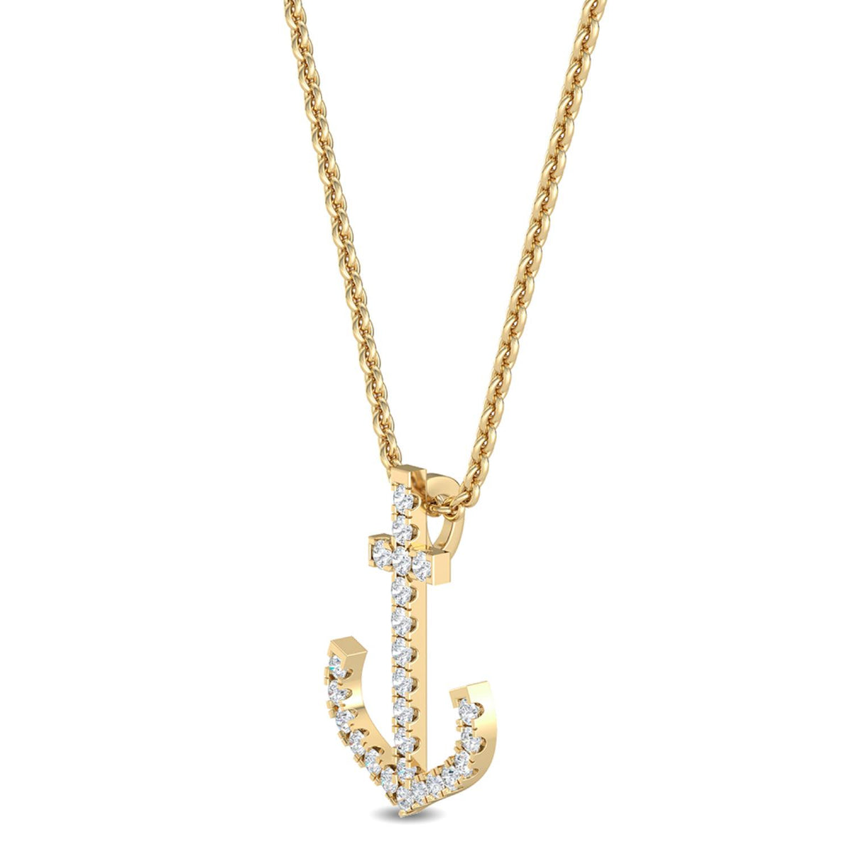 Lab Grown Diamond PENDANT 0.11 ctw P31768-0.10CT