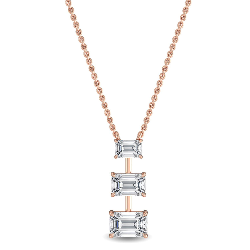 Lab Grown Diamond PENDANT 1.37 ctw P31817-1.50CT