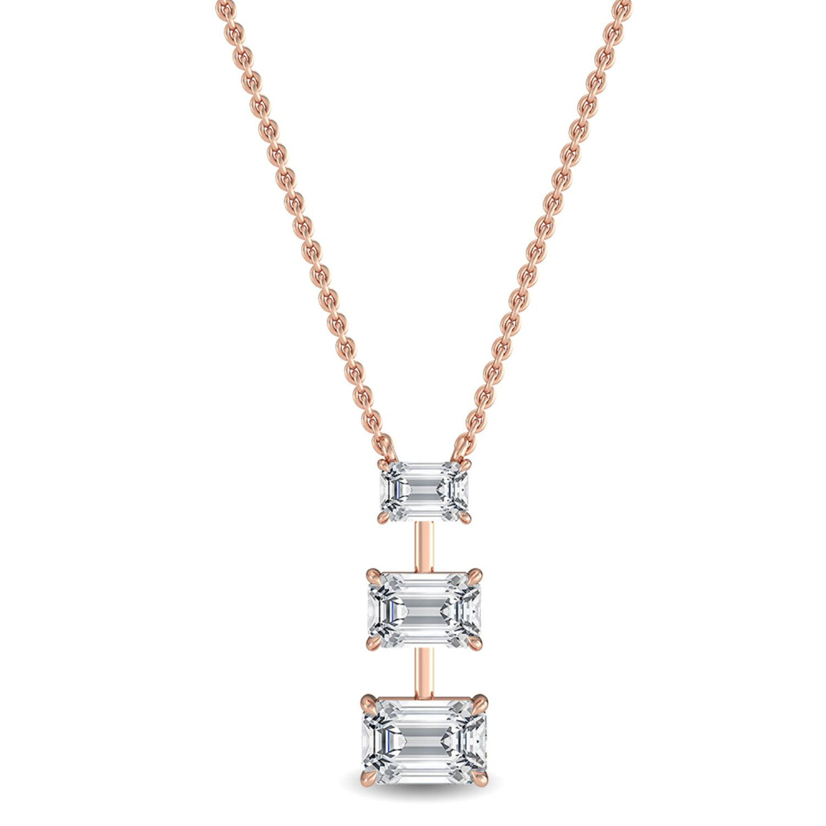 Lab Grown Diamond PENDANT 1.37 ctw P31817-1.50CT