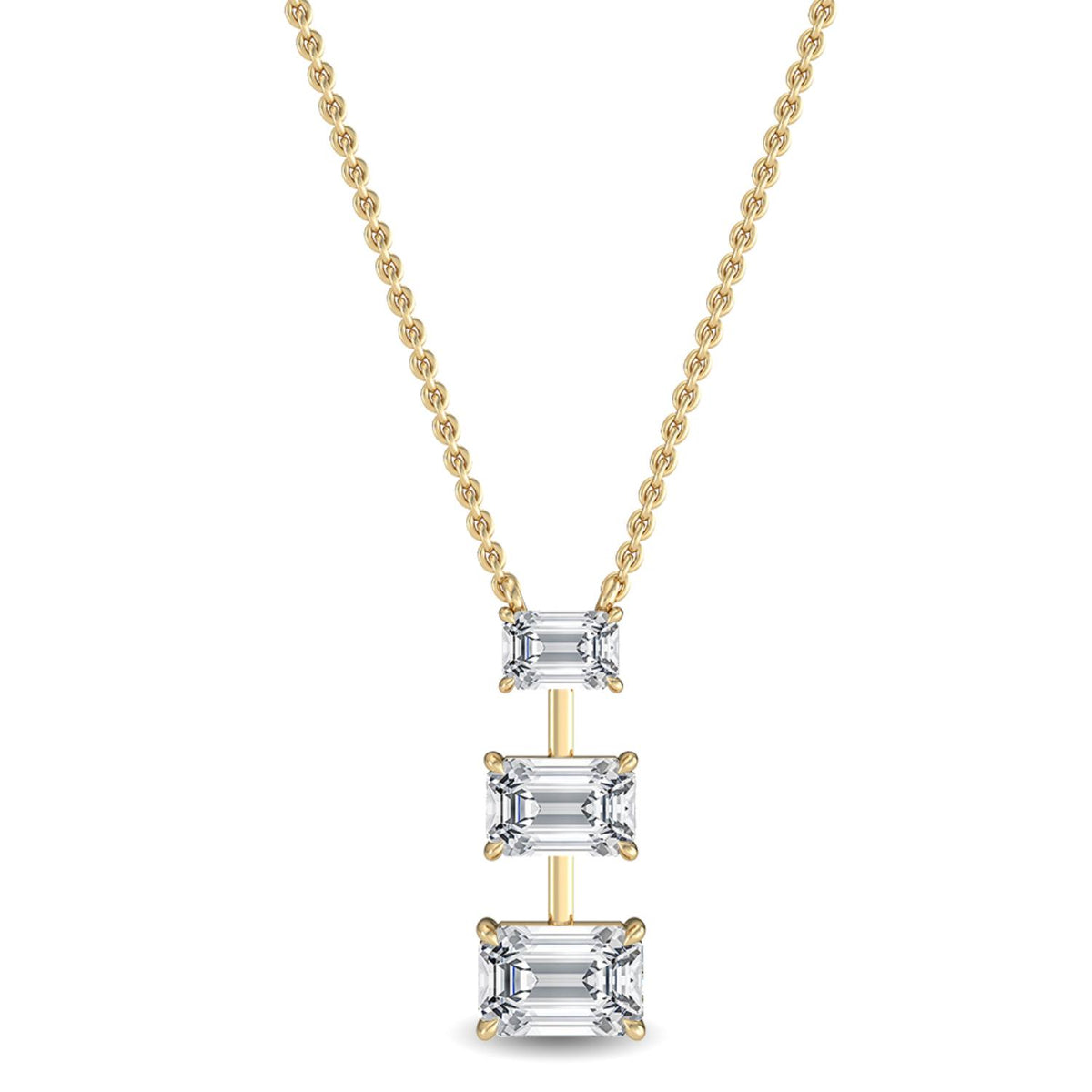 Lab Grown Diamond PENDANT 1.37 ctw P31817-1.50CT