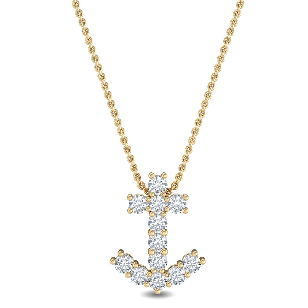 Lab Grown Diamond PENDANT 0.70 ctw P31818-0.75CT