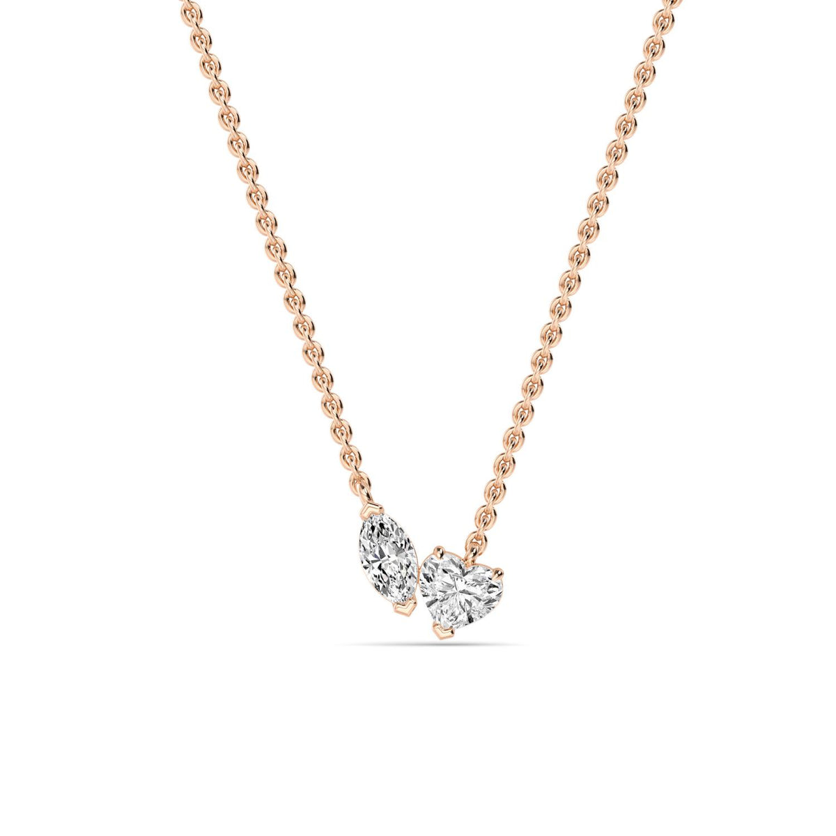 Lab Grown Diamond PENDANT 0.86 ctw P32288MQHT-0.75CT