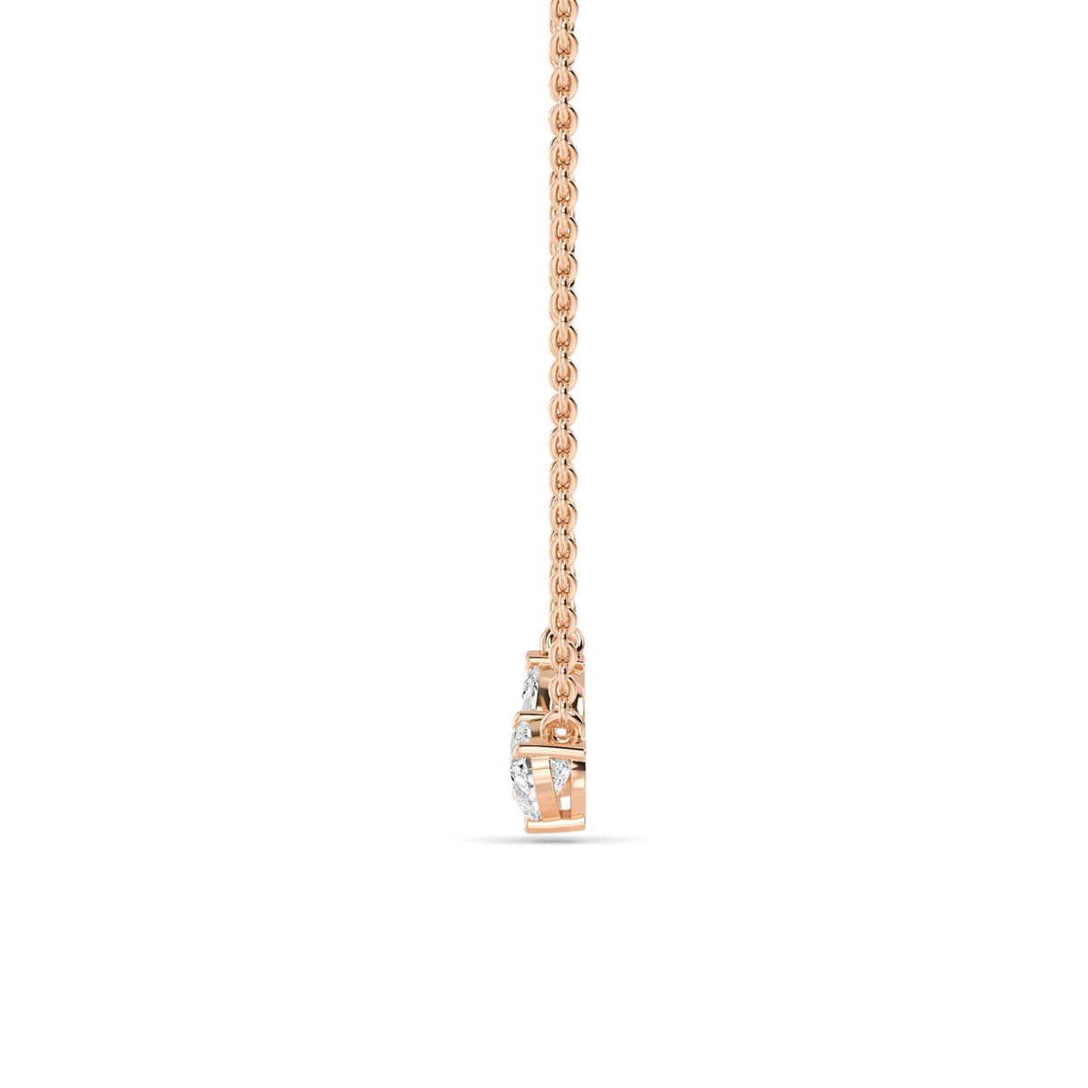 Lab Grown Diamond PENDANT 0.86 ctw P32288MQHT-0.75CT