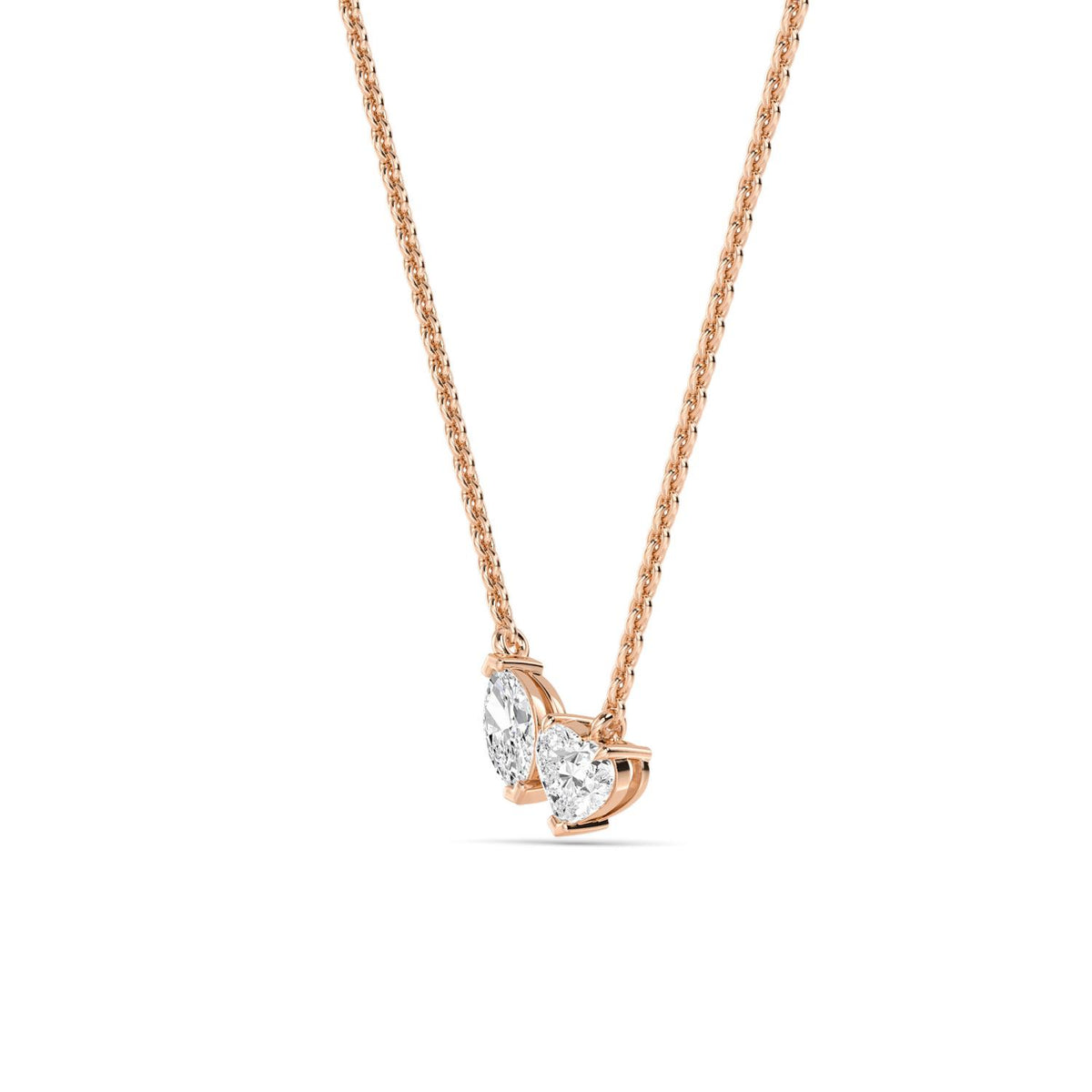 Lab Grown Diamond PENDANT 0.86 ctw P32288MQHT-0.75CT