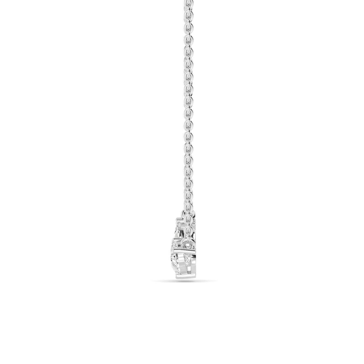 Lab Grown Diamond PENDANT 0.86 ctw P32288MQHT-0.75CT