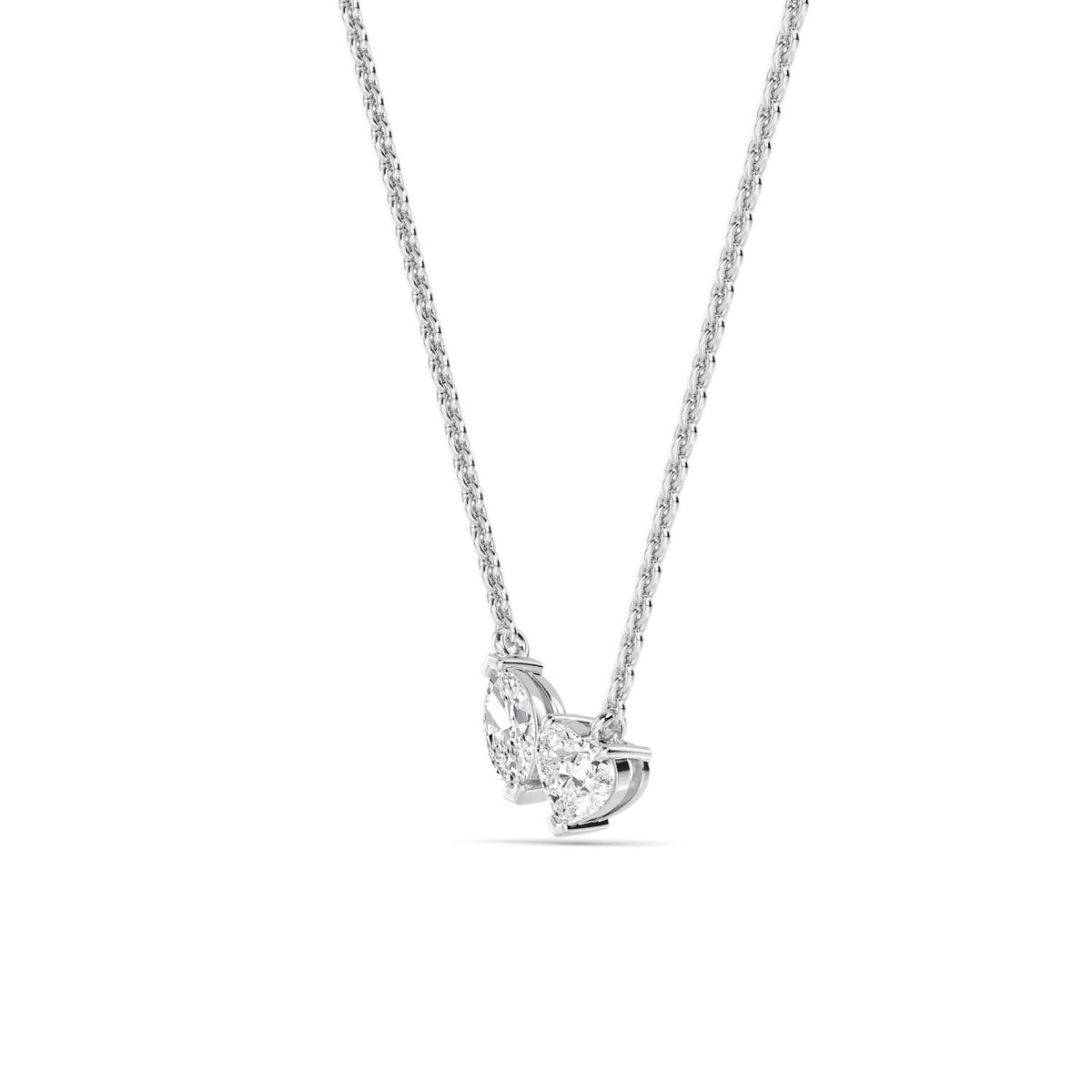 Lab Grown Diamond PENDANT 0.86 ctw P32288MQHT-0.75CT