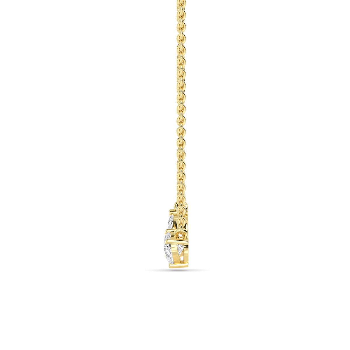 Lab Grown Diamond PENDANT 0.86 ctw P32288MQHT-0.75CT
