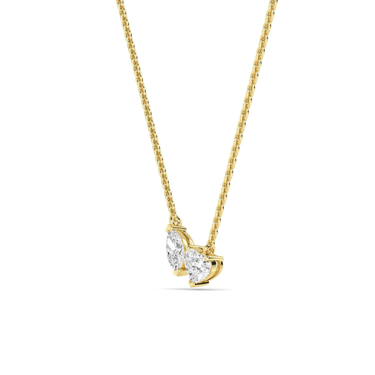 Lab Grown Diamond PENDANT 0.86 ctw P32288MQHT-0.75CT