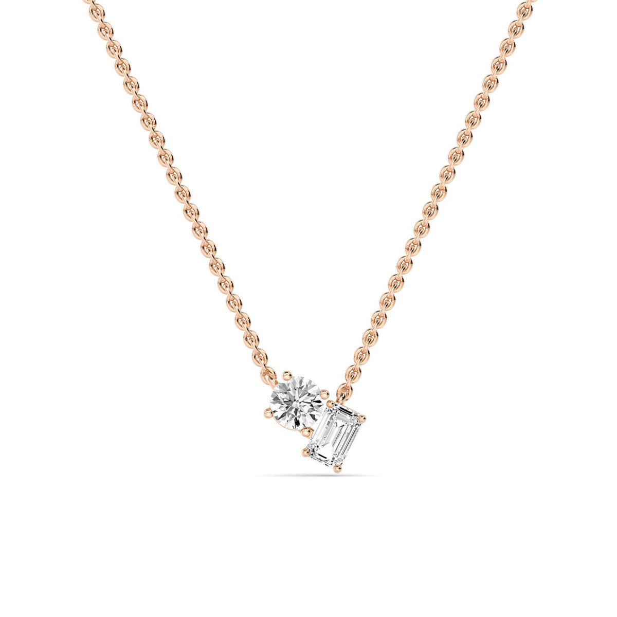 Lab Grown Diamond PENDANT 0.91 ctw P32289RDEM-0.83CT