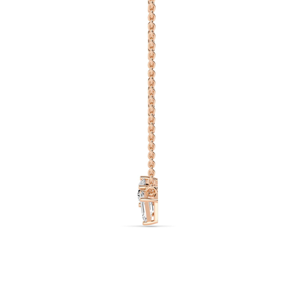 Lab Grown Diamond PENDANT 0.91 ctw P32289RDEM-0.83CT