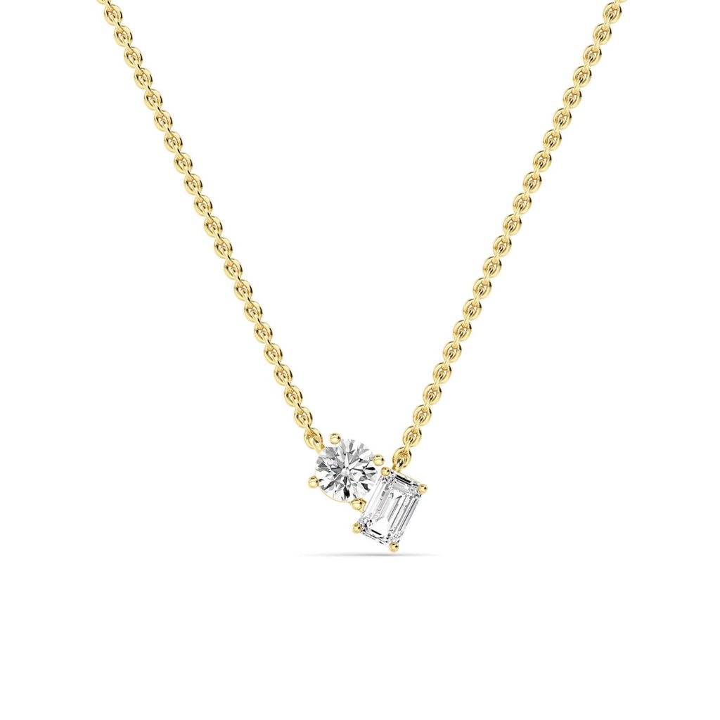 Lab Grown Diamond PENDANT 0.91 ctw P32289RDEM-0.83CT