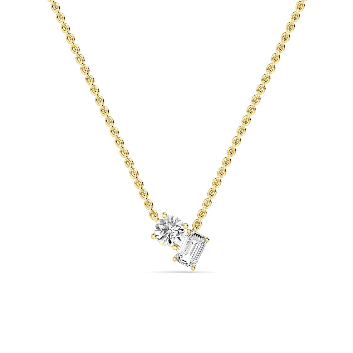 Lab Grown Diamond PENDANT 0.91 ctw P32289RDEM-0.83CT