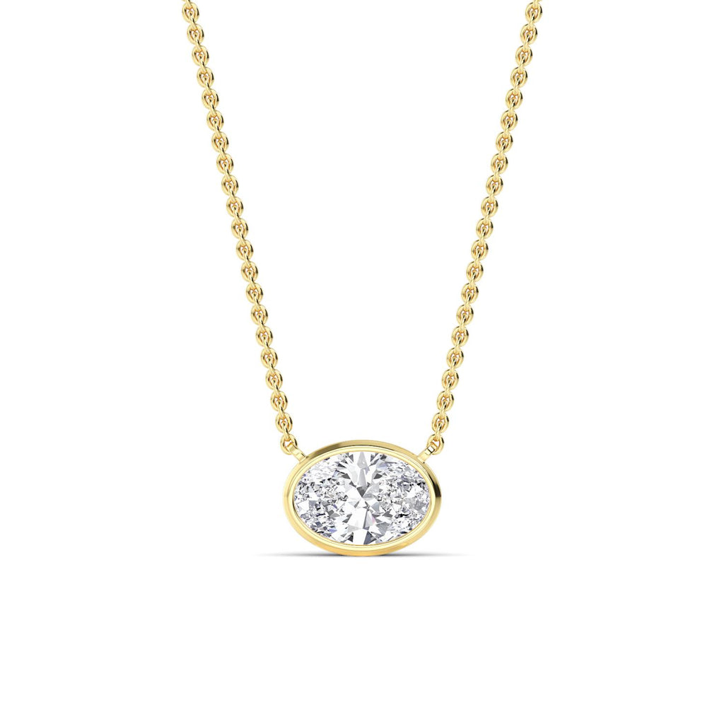 Lab Grown Diamond PENDANT 1.51 ctw P32422OV-1.50CT