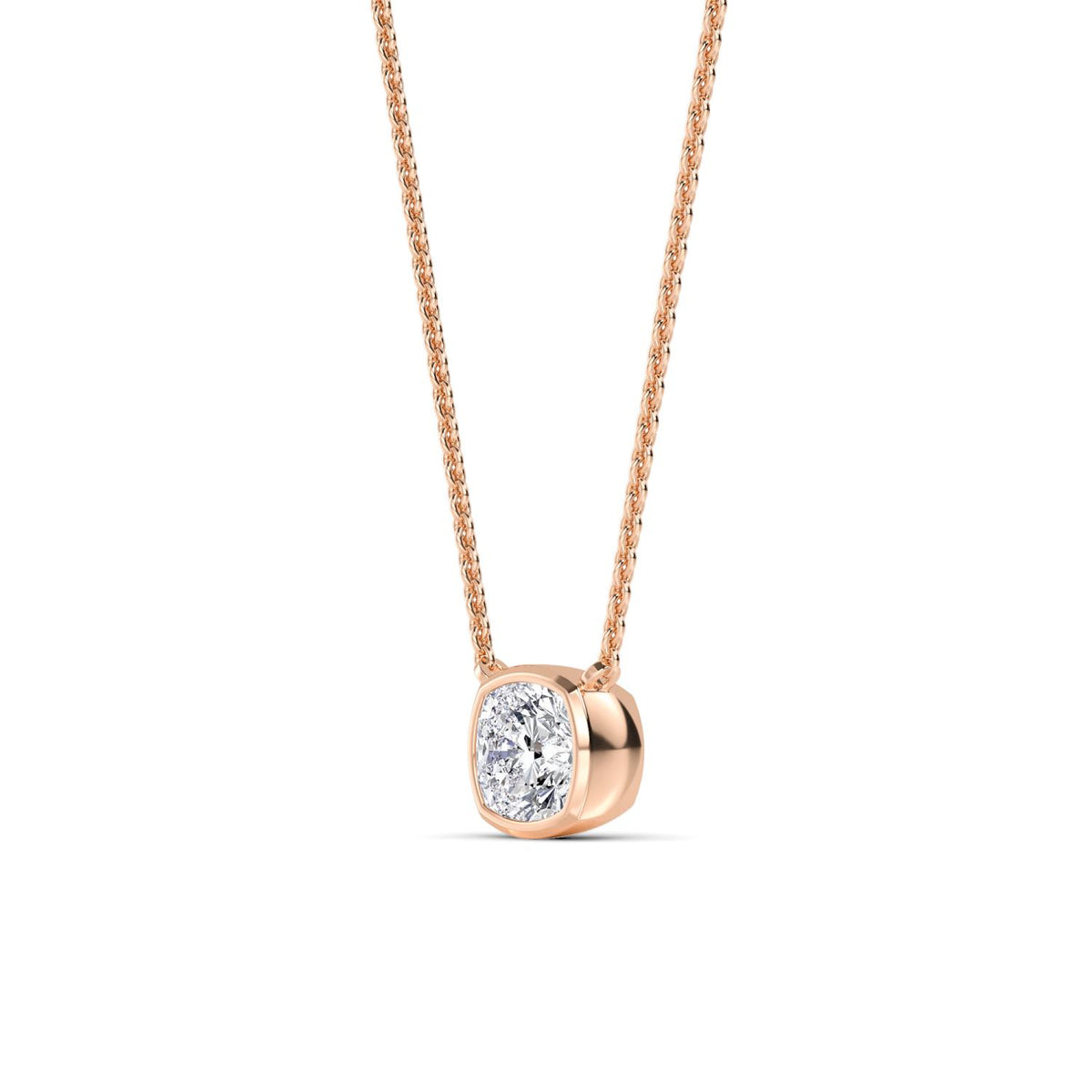 Lab Grown Diamond PENDANT 0.65 ctw P32422SCU-0.75CT