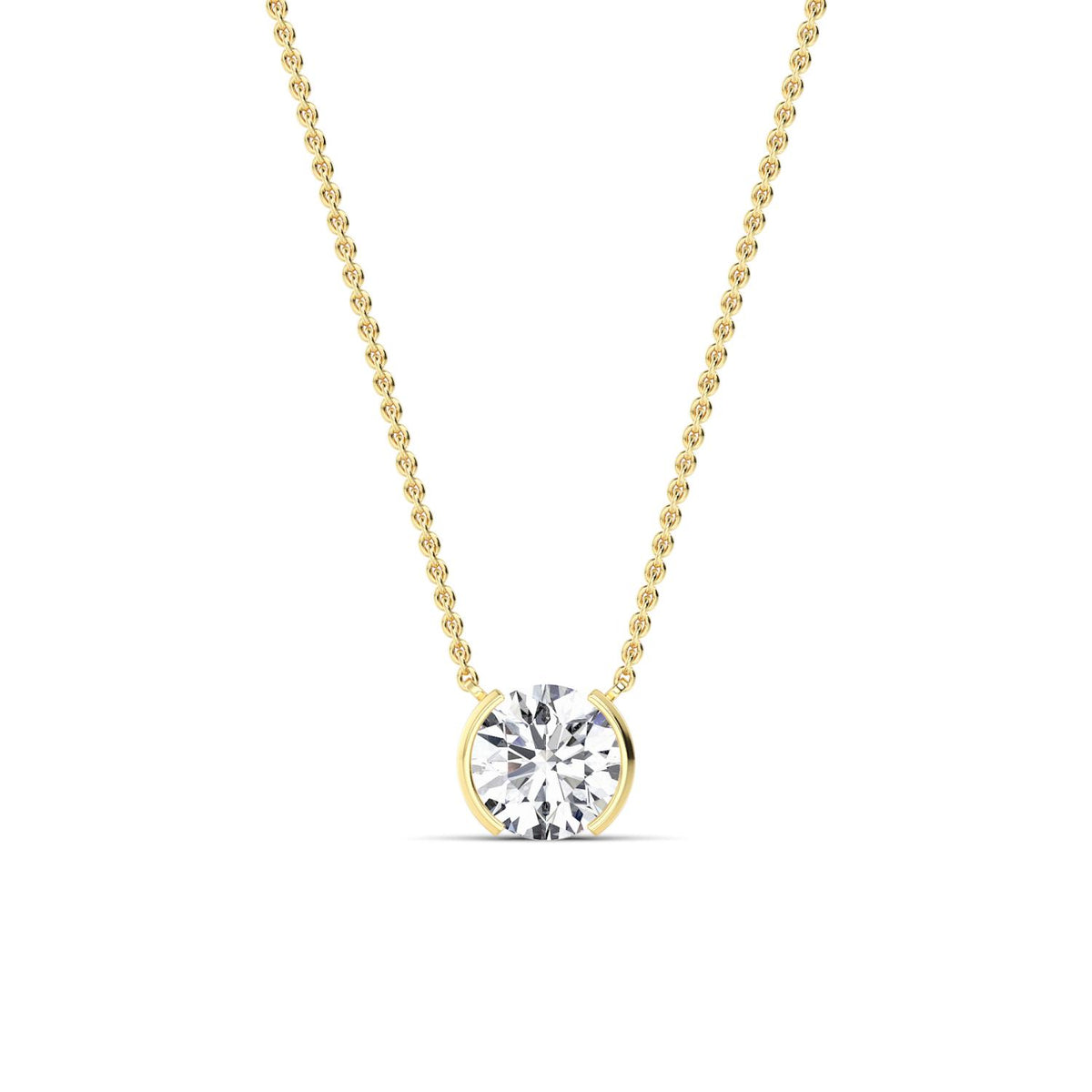 Lab Grown Diamond PENDANT 1.58 ctw P32429-1.50CT