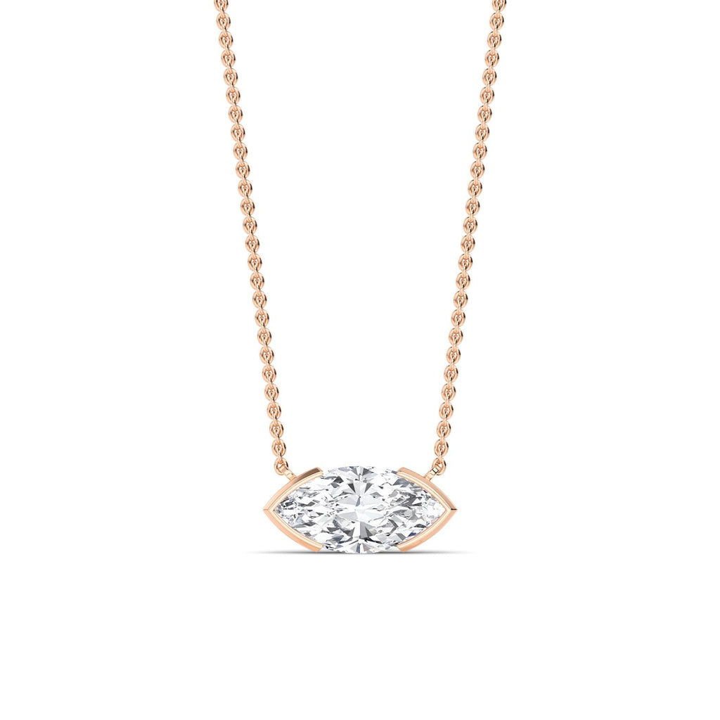 Lab Grown Diamond PENDANT 0.73 ctw P32429MQ-0.75CT
