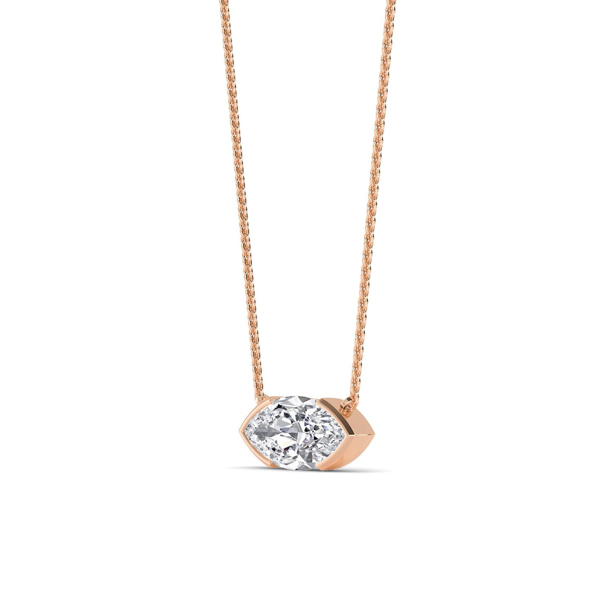 Lab Grown Diamond PENDANT 1.56 ctw P32429MQ-1.50CT