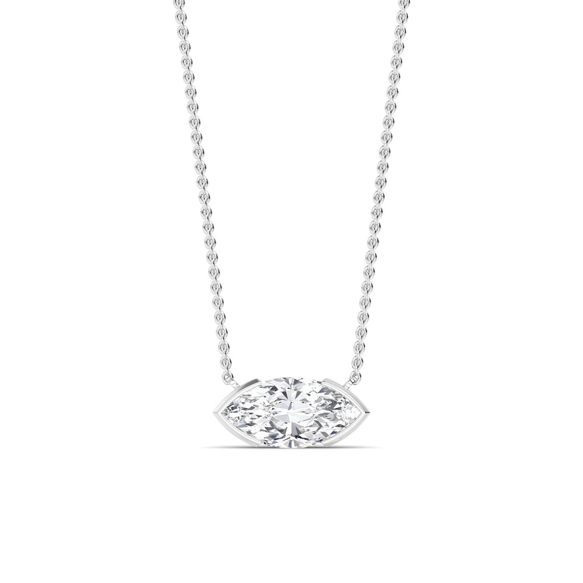 Lab Grown Diamond PENDANT 0.73 ctw P32429MQ-0.75CT