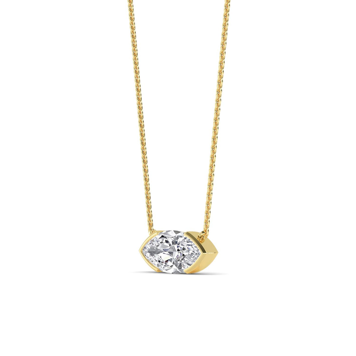 Lab Grown Diamond PENDANT 0.53 ctw P32429MQ-0.50CT