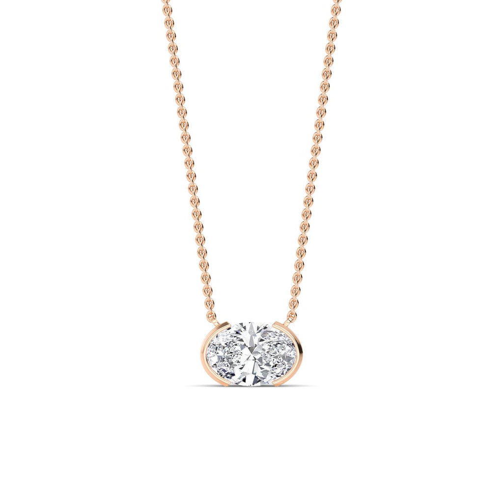 Lab Grown Diamond PENDANT 0.51 ctw P32429OV-0.50CT