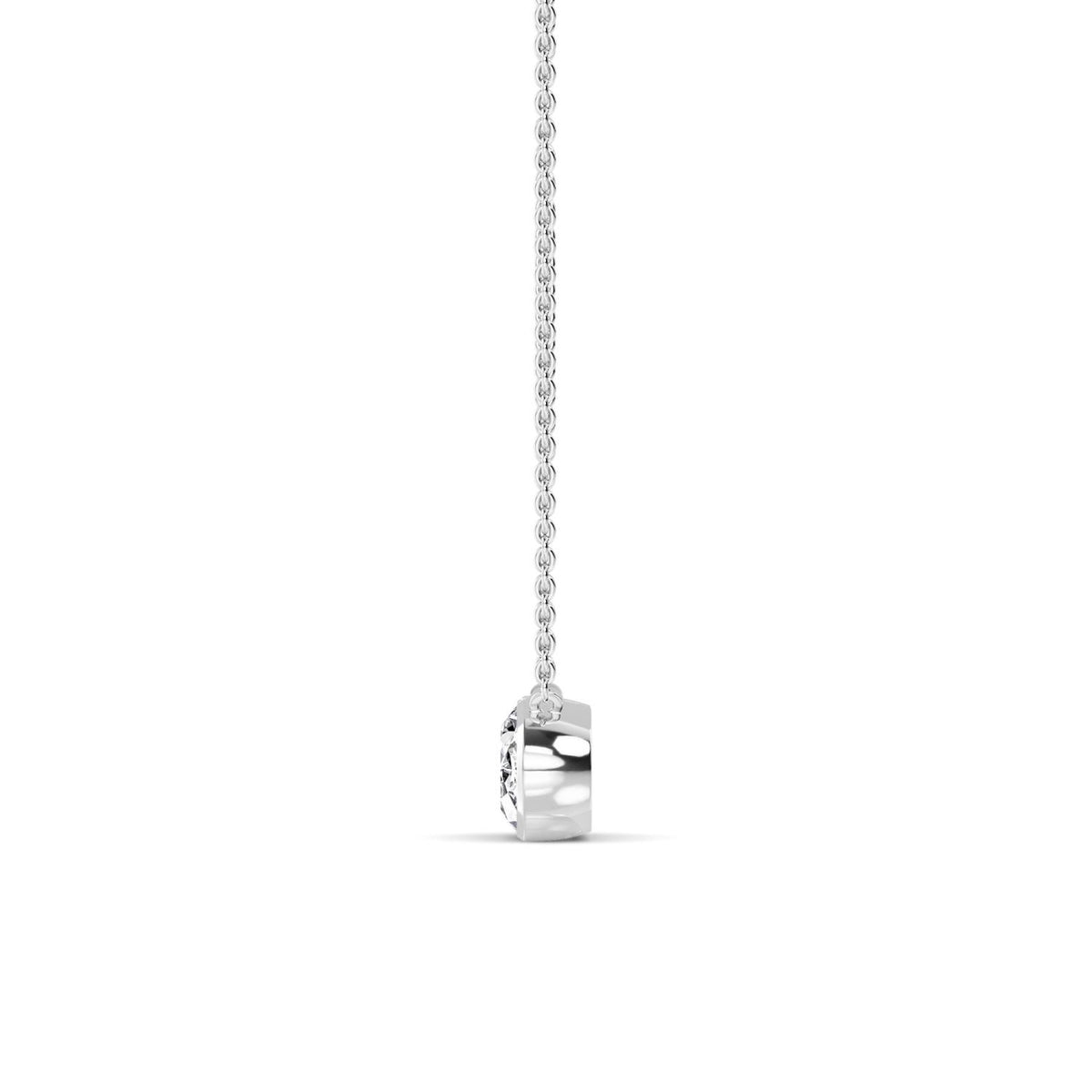 Lab Grown Diamond PENDANT 0.51 ctw P32429OV-0.50CT