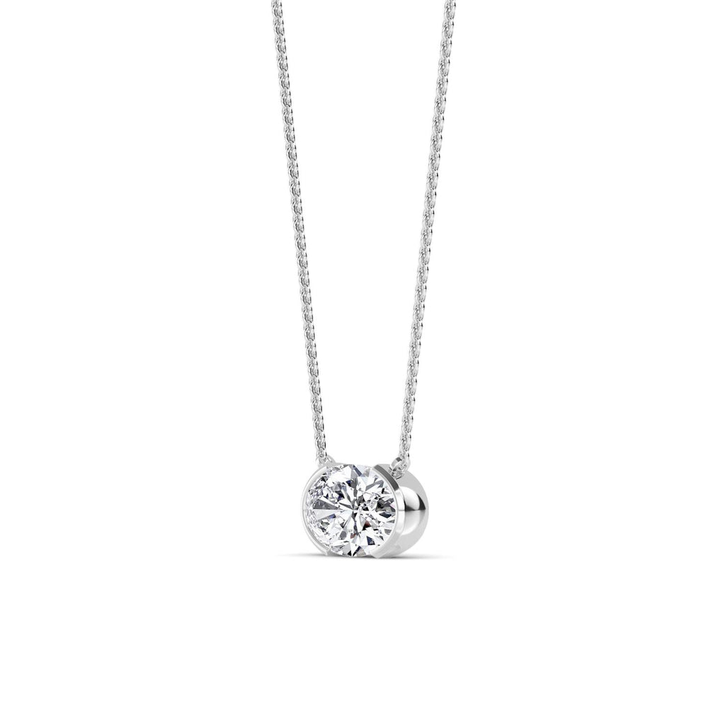 Lab Grown Diamond PENDANT 0.51 ctw P32429OV-0.50CT