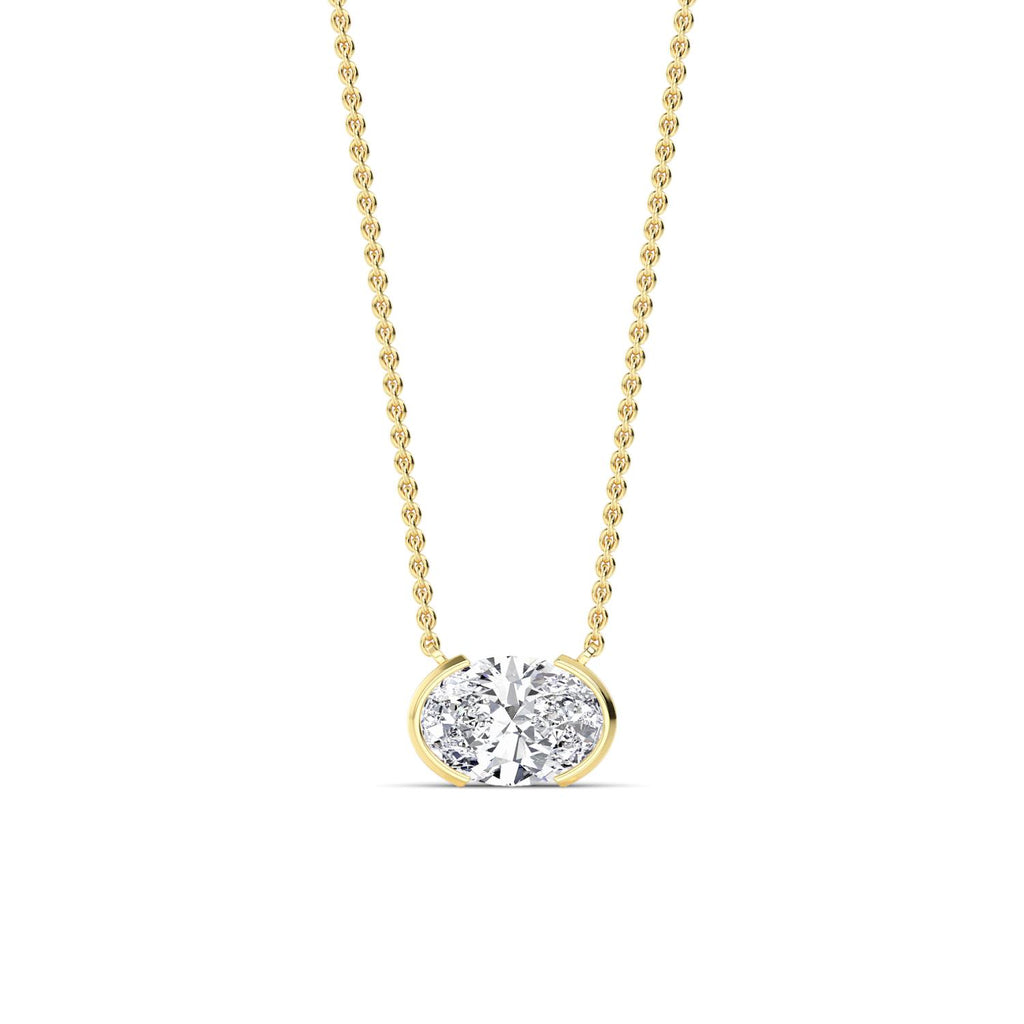 Lab Grown Diamond PENDANT 0.51 ctw P32429OV-0.50CT